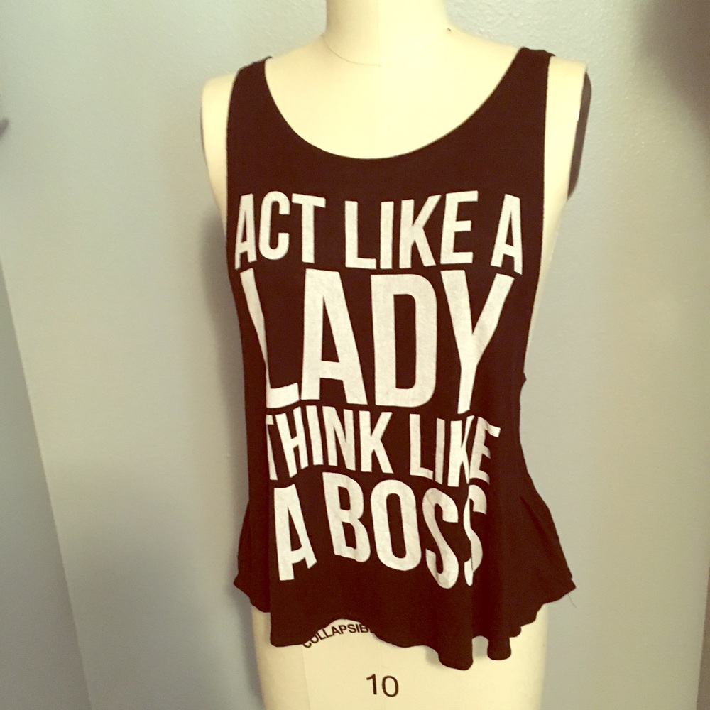 Boss tank top